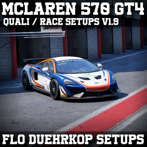 McLaren 570S GT4 Setup Packs