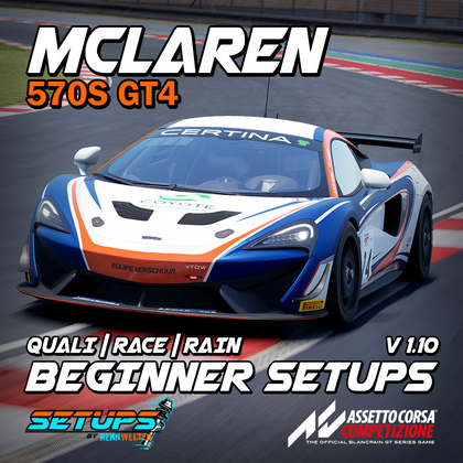 ACC Beginner Setups: McLaren 570 GT4