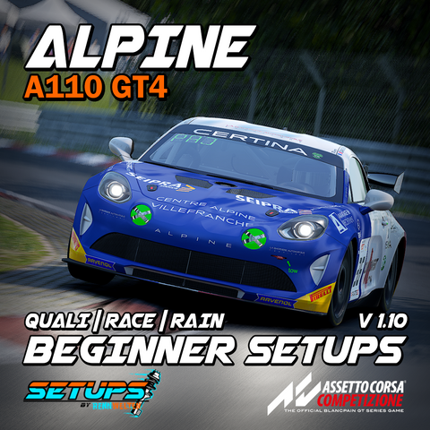 ACC Beginner Setups: Alpine GT4