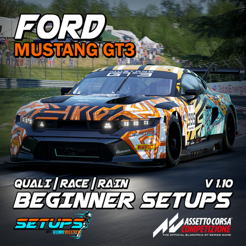 ACC Beginner Setups: Ford Mustang GT3