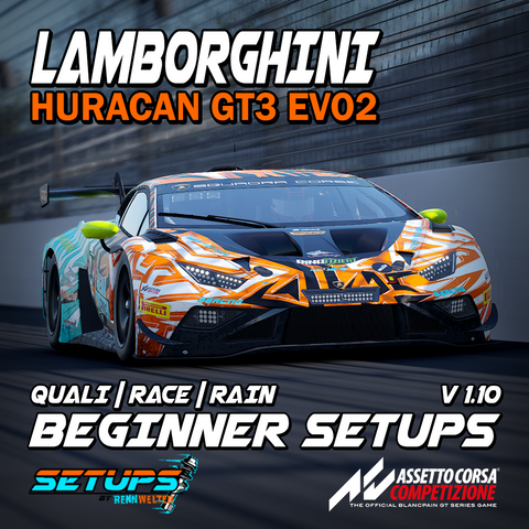 ACC Beginner Setups: Lamborghini Huracan Evo2 GT3