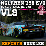 Mclaren 720s GT3 EVO Setup Packs