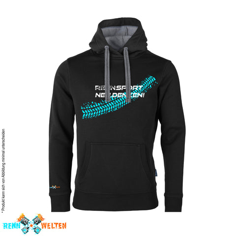 RennWelten hoodie / hooded sweatshirt - rethinking together