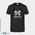 RennWelten T-Shirt 2 - Logo weiß+schwarz - RW Edition V0Y20