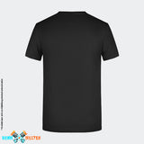 RennWelten T-Shirt 2 - Logo schwarz+orange - RW Edition V0Y20